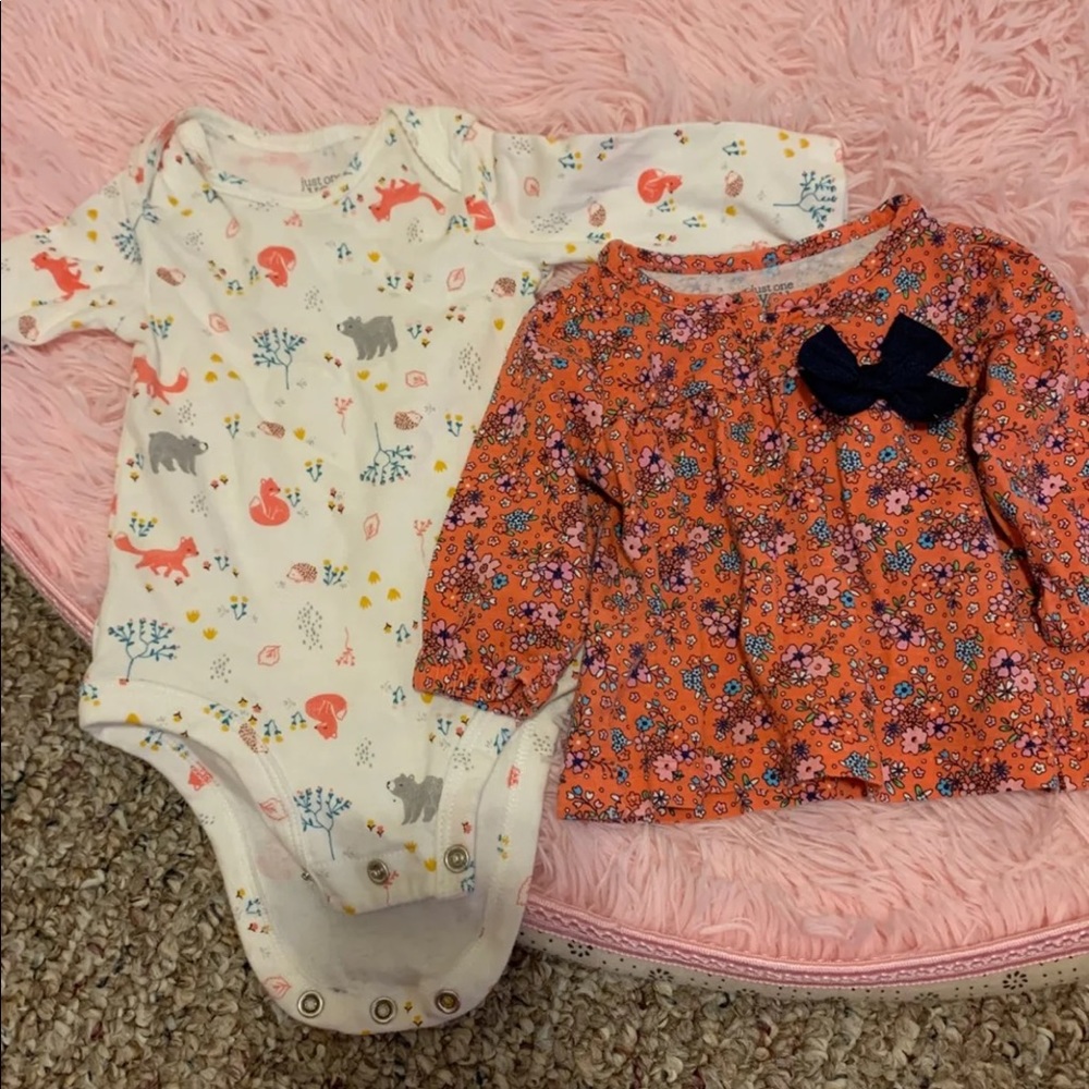 0 to 3 month baby girl clothes